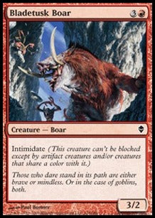 Bladetusk Boar - Zendikar (Common) [ZEN-118]