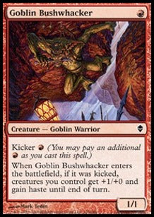 Goblin Bushwhacker⁣ - Zendikar⁣ (Common)⁣ [125]