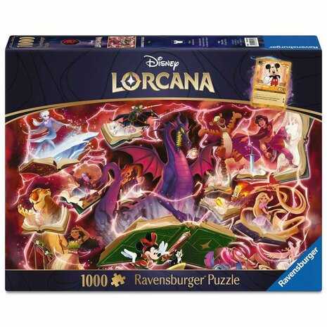 Ravensburger - Disney: Lorcana Glimmers of The Realm: Ruby Jigsaw Puzzle (1000 pcs.)