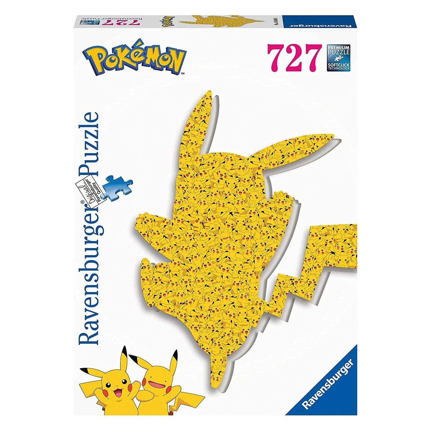 Ravensburger - Pokemon: Pikachu Shaped Jigsaw Puzzle (727pcs.)