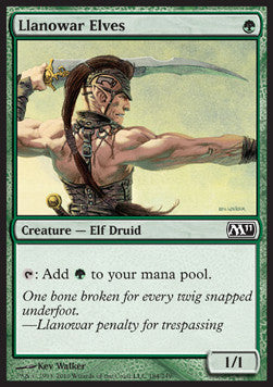 Llanowar Elves - Magic 2011 (Common) [M11-184]