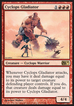 Cyclops Gladiator - Magic 2011 (Rare) [M11-131]