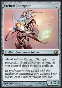 Etched Champion - Scars of Mirrodin (Rare) [SOM-154]