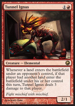 Tunnel Ignus - Scars of Mirrodin (Rare) [SOM-105]