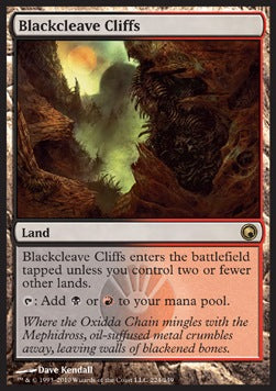 Blackcleave Cliffs⁣ - Scars of Mirrodin⁣ (Rare)⁣ [224]