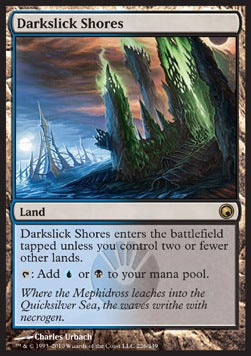 Darkslick Shores⁣ - Scars of Mirrodin⁣ (Rare)⁣ [226]