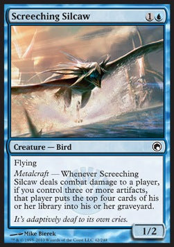 Screeching Silcaw - Scars of Mirrodin (Common) [SOM-42]