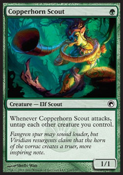 Copperhorn Scout⁣ - Scars of Mirrodin⁣ (Common)⁣ [116]