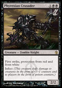 Phyrexian Crusader⁣ - Mirrodin Besieged⁣ (Rare)⁣ [50]