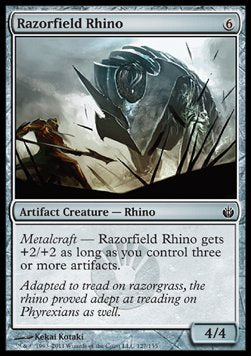 Razorfield Rhino - Mirrodin Besieged (Common) [MBS-127]