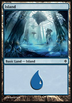 Island (V.2) - New Phyrexia (Land) [NPH-169]