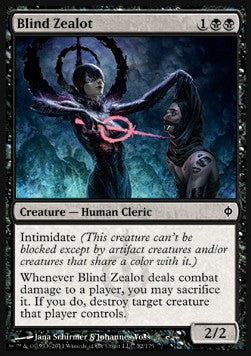 Blind Zealot - New Phyrexia (Common) [NPH-52]