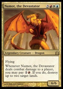 Numot, the Devastator (V.1) - Commander (Rare) [CMD-215]