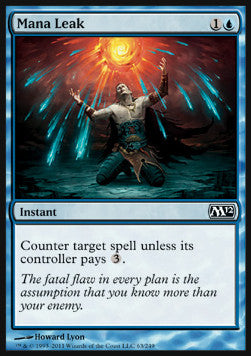 Mana Leak - Magic 2012 (Common) [M12-63]