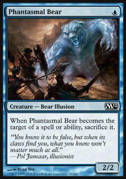Phantasmal Bear - Magic 2012 (Common) [M12-70]