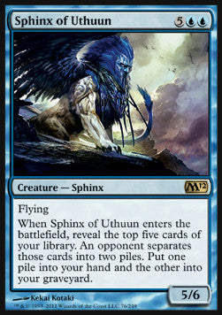 Sphinx of Uthuun - Magic 2012 (Rare) [M12-76]