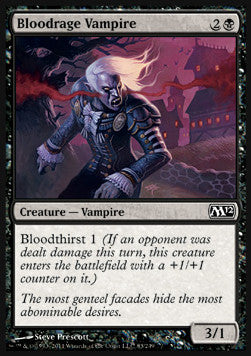 Bloodrage Vampire - Magic 2012 (Common) [M12-83]
