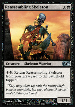 Reassembling Skeleton - Magic 2012 (Uncommon) [M12-104]