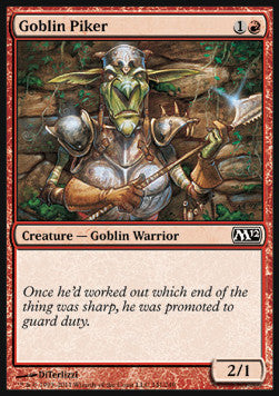 Goblin Piker - Magic 2012 (Common) [M12-141]