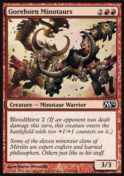 Gorehorn Minotaurs - Magic 2012 (Common) [M12-144]
