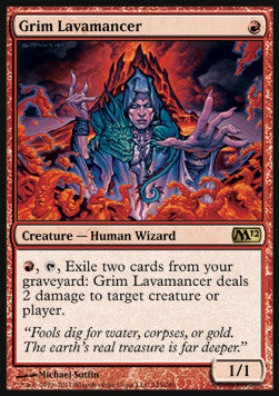 Grim Lavamancer - Magic 2012 (Rare) [M12-145]