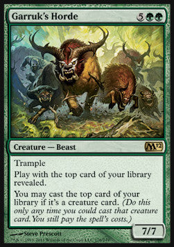 Garruk's Horde - Magic 2012 (Rare) [M12-176]