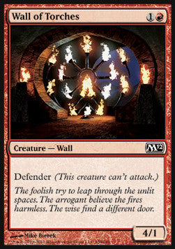 Wall of Torches - Magic 2012 (Common) [M12-159]