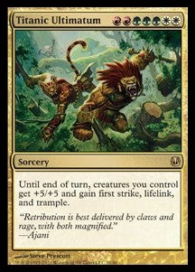 Titanic Ultimatum - Duel Decks: Ajani vs. Nicol Bolas (Rare) [DDH-31]