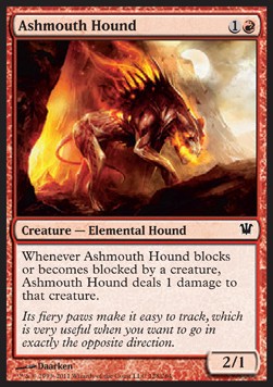Ashmouth Hound - Innistrad (Common) [ISD-128]