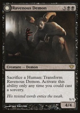 Ravenous Demon / Archdemon of Greed - Dark Ascension (Rare)