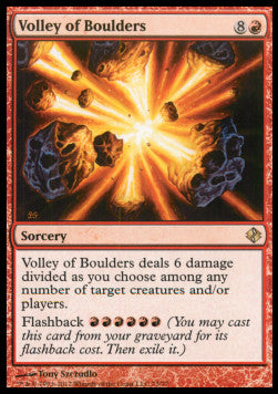 Volley of Boulders - Duel Decks: Venser vs. Koth (Rare) [DDI-73]
