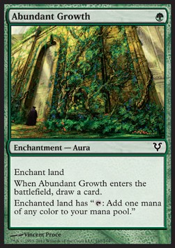 Abundant Growth - Avacyn Restored (Common) [AVR-167]