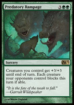Predatory Rampage - Magic 2013 (Rare) [M13-180]