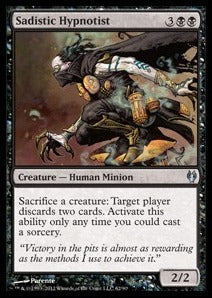 Sadistic Hypnotist - Duel Decks: Izzet vs. Golgari (Uncommon) [DDJ-62]