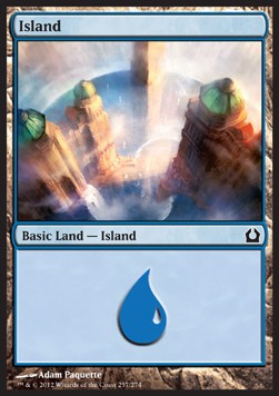 Island (V.3) - Return to Ravnica (Land) [RTR-257]