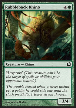 Rubbleback Rhino - Return to Ravnica (Common) [RTR-132]