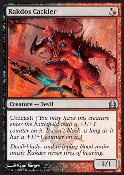 Rakdos Cackler - Return to Ravnica (Uncommon) [RTR-220]