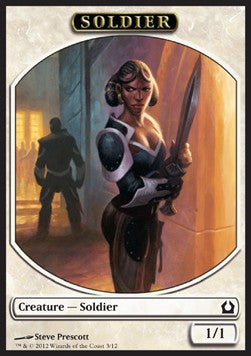 Soldier Token (White 1/1) - Return to Ravnica (Token) [RTR-T3]