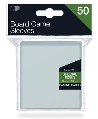 UP - Board Game Sleeves - Special Sized 69x69mm (50 Sleeves)