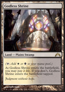 Godless Shrine⁣ - Gatecrash⁣ (Rare)⁣ [242]