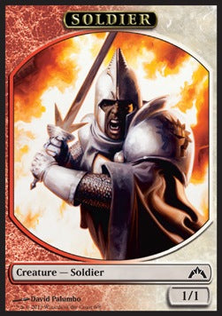 Soldier Token (Red and White 1/1) - Gatecrash (Token) [GTC-T6]