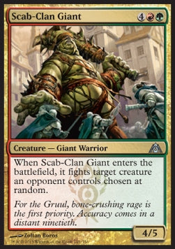 Scab-Clan Giant - Dragon's Maze (Uncommon) [DGM-101]