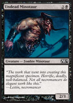 Undead Minotaur - Magic 2014 (Common) [M14-119]