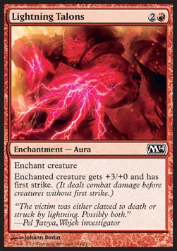 Lightning Talons - Magic 2014 (Common) [M14-144]