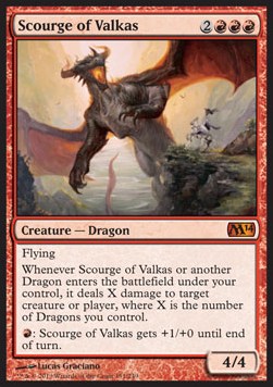 Scourge of Valkas⁣ - Magic 2014⁣ (Mythic)⁣ [151]