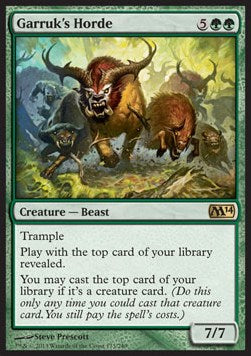 Garruk's Horde - Magic 2014 (Rare) [M14-173]