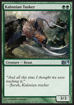Kalonian Tusker - Magic 2014 (Uncommon) [M14-182]