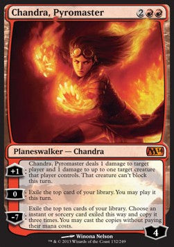 Chandra, Pyromaster - Magic 2014 (Mythic) [M14-132]