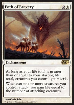 Path of Bravery - Magic 2014 (Rare) [M14-26]