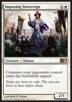 Imposing Sovereign - Magic 2014 (Rare) [M14-22]
